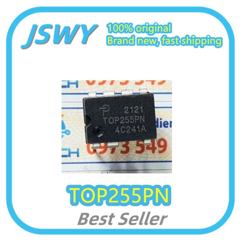 

(10/50pcs) TOP255PN TOP255 DIP7 POWER MANAGEMENT CHIP IC Brand New Ships Fast Original In Stock