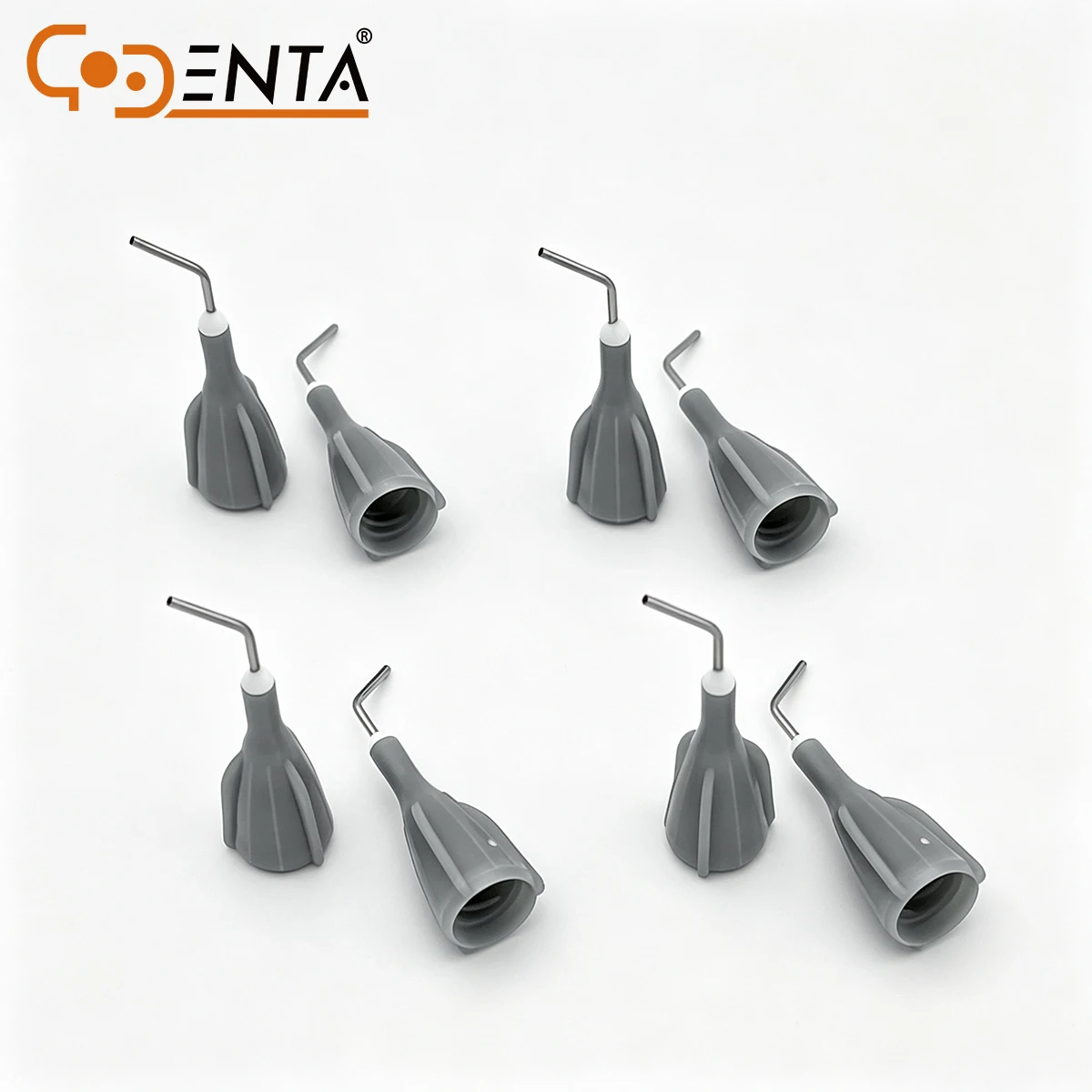 clip 8pcs 20G×13mm Endo Flow Prebent Needle Irrigation Disposable Dispensing Syringe Tips Fits Filtek Z350 20G 13mm Syringe Tips