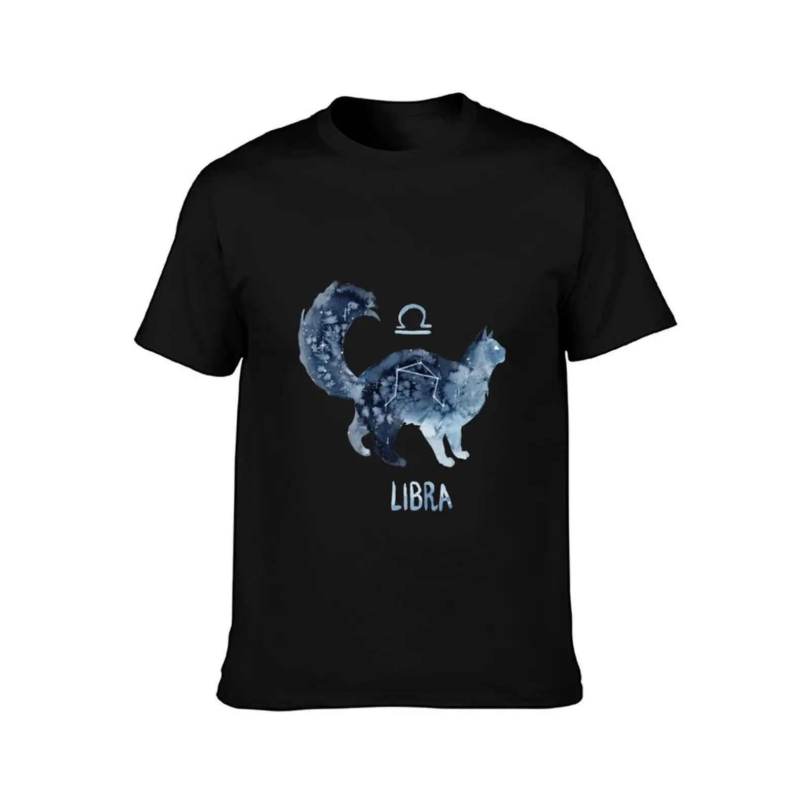 Zodiac Cat - Libra T-Shirt Festive Simple T-Shirt