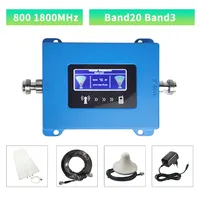 LTE 4G  Repeater 800 1800MHz LTE Cellular Signal Amplifier 4G Cellular Amplifie Mobile 800 1800 DCS Signal Booster Repeater