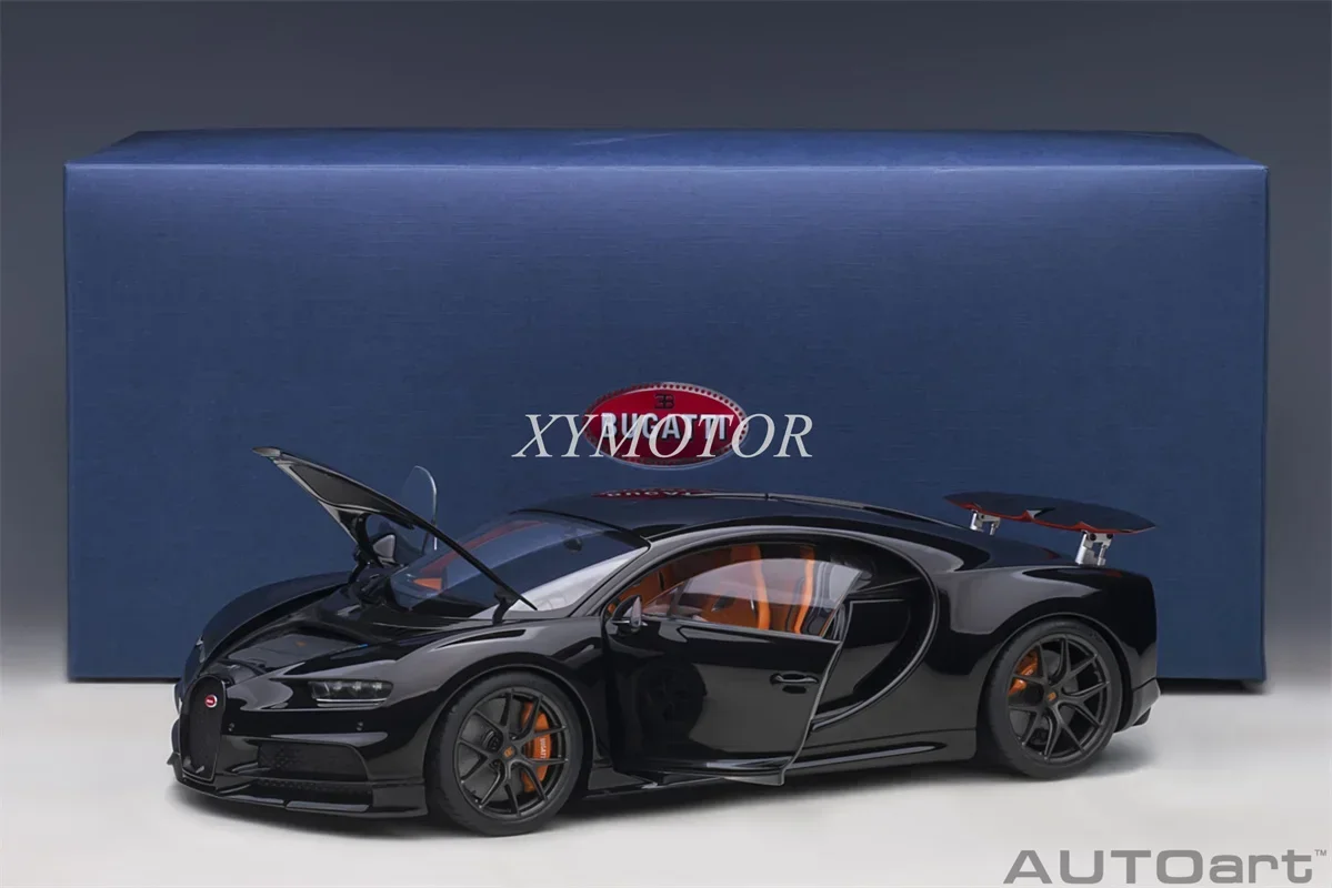 

Autoart 1/18 для Bugatti Chiron Sport 2019 литые модели автомобилей, детские игрушки, подарки, коллекция, демонстрационные украшения, черный/синий/красный