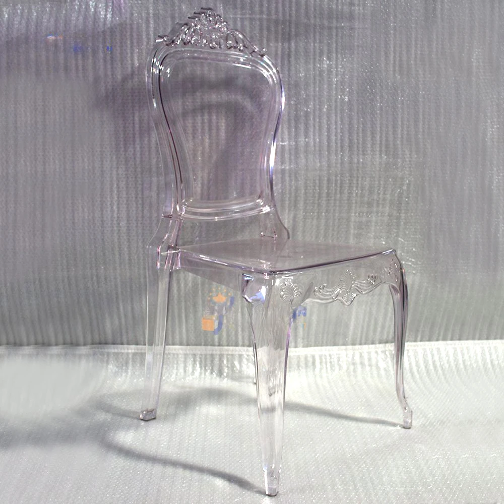 Activity acrylic crystal stacked transparent chair