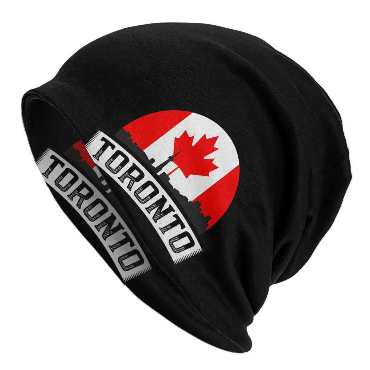 Canada Outdoor Hats Skyline Travel Souvenir Canadian Flag Thin Hat Bonnet Special Skullies Beanies Caps Men Women's Earmuffs