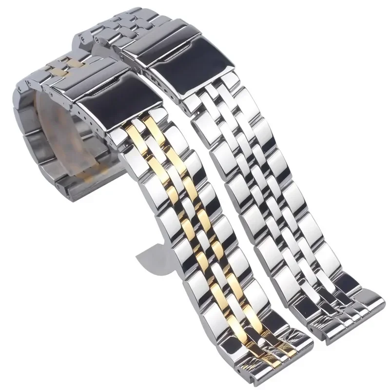 

18mm20mm watch strap metal watch bands for Jigsaw Premier Avenger Super Ocean wrist bracelets silver stainless steel