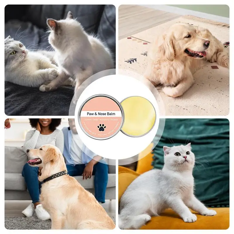 20ml Foot Balm Cat Paw Moisturizer anti-roughness anti cracking deep hydration soft and silky Dog Balm for Paws and Nose