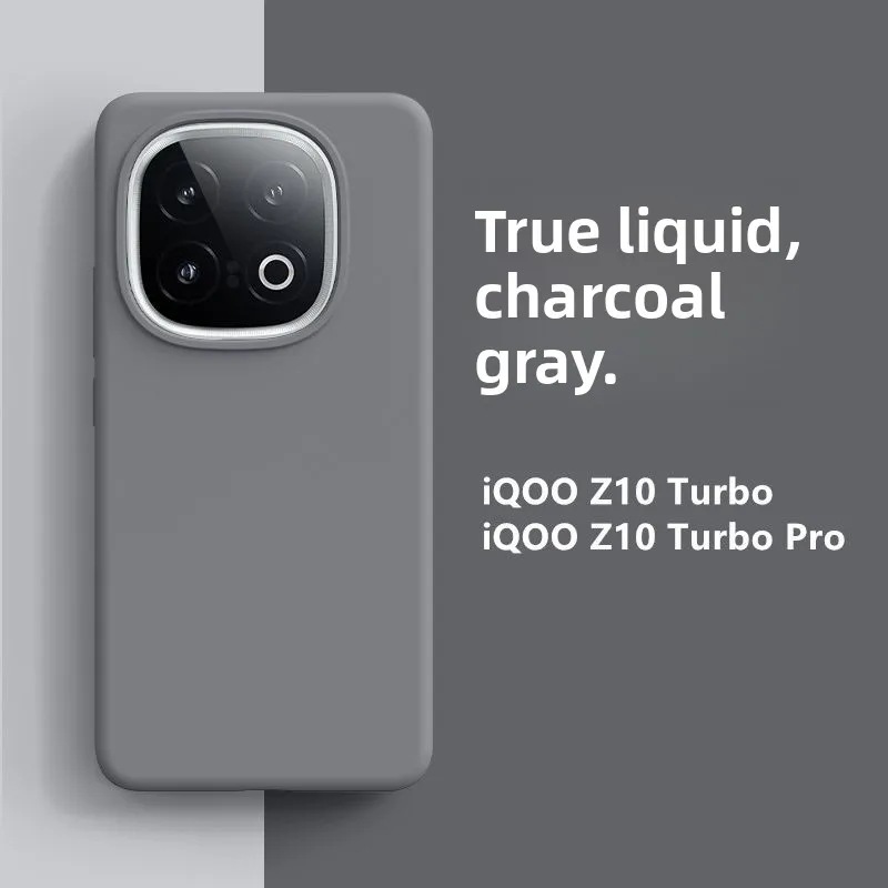 

For IQOO Z10 Turbo Plus Case Luxury True Liquid Silicone Skin-friendly TPU Case For Iqoo Z 10 Turbo pro Shockproof Bumper Funda