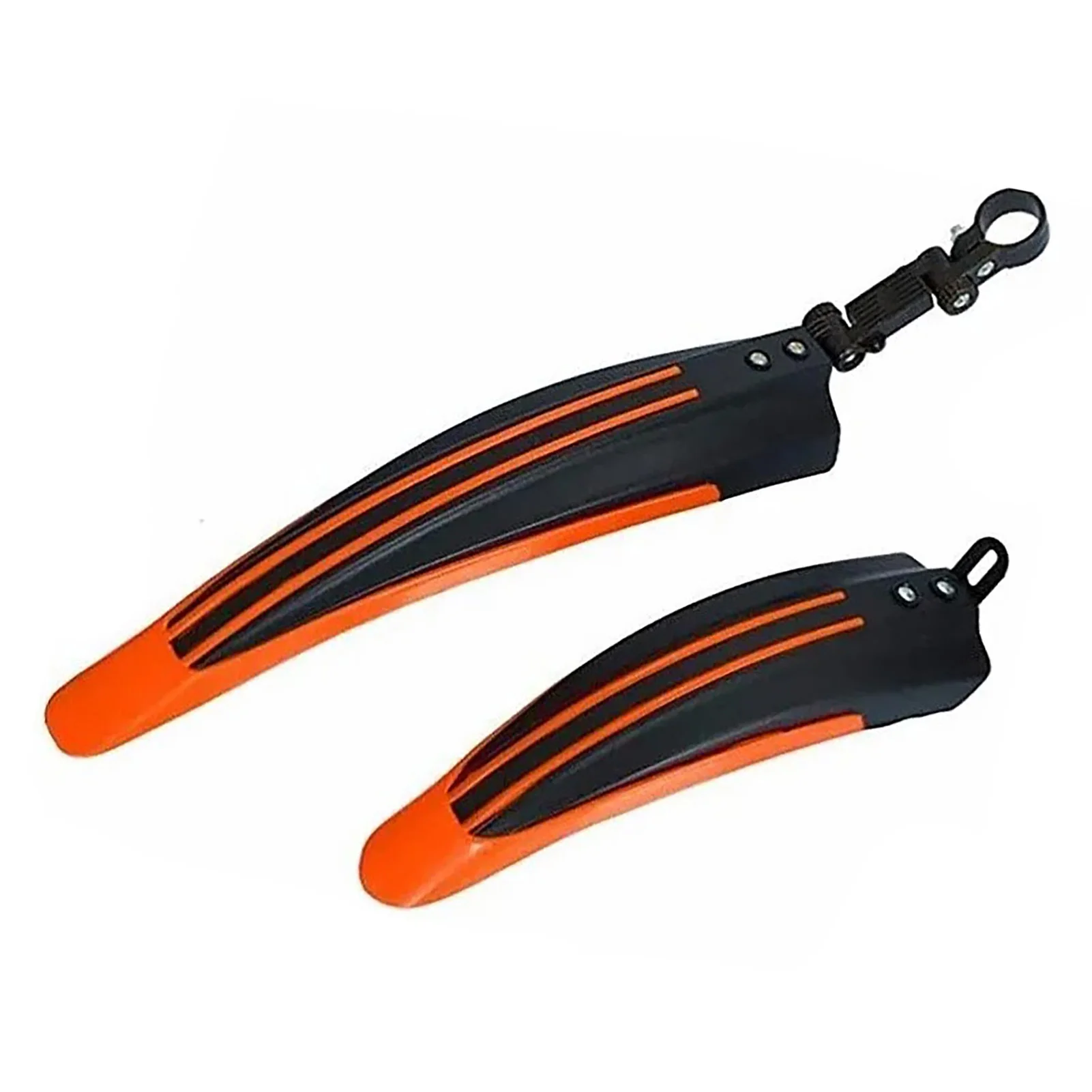 Bike Front and Rear Mudguards Orange PP Mountain Bike Mud Guards Replacement for Cycling Bike Mudguard  Bike Mudguards