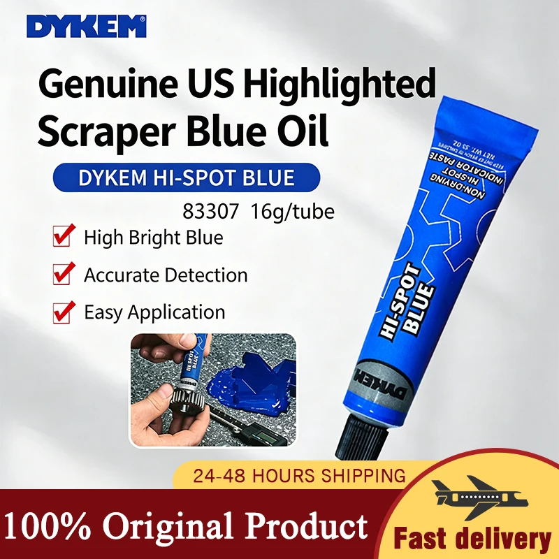 

DYKEM 83307 Hi Spot Blue Blue Dye Scraping Indicator for Mechanical Inspection and Testing 16ML