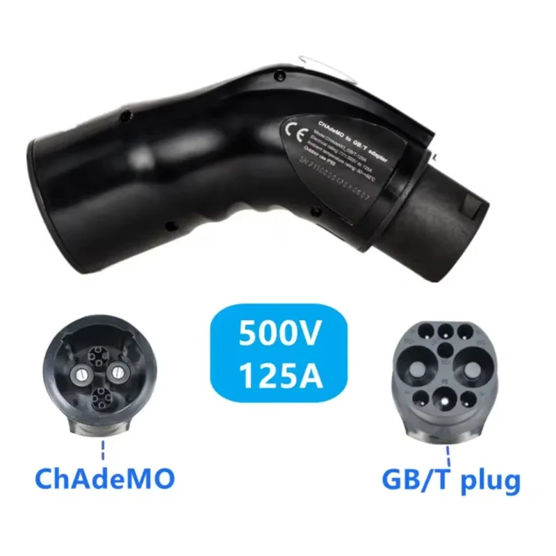 WUFEN Electric vehicle adapter CHademo to GBT DC 500V 62.5KW Japanese standard charger charging GBT car For BYD ID4 ID6