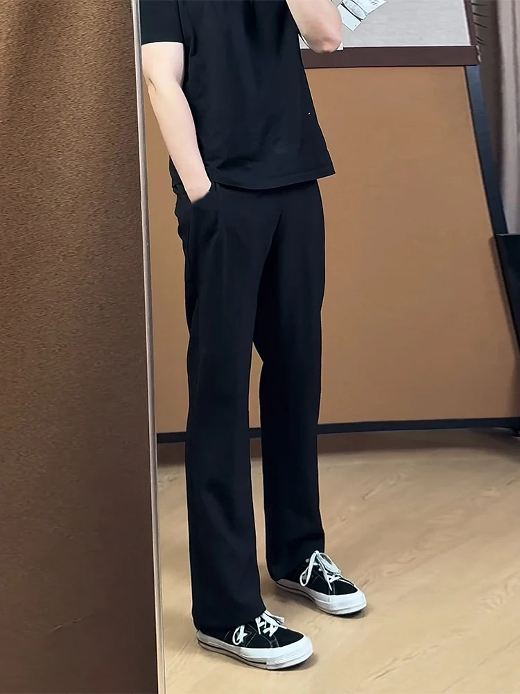 

Мужские брюки Cleanfit Bla прямого кроя, облегающие, струящиеся, удобные, для весенне-осеннего сезона, повседневные, для бизнеса и повседневной носки