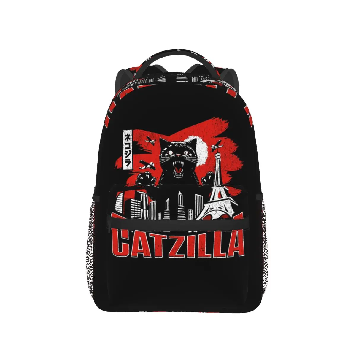 

Catzilla японский рюкзак для любителей кошек, рюкзак большой емкости для мальчиков и девочек, школьная сумка, сумки на плечо для мужчин и женщин