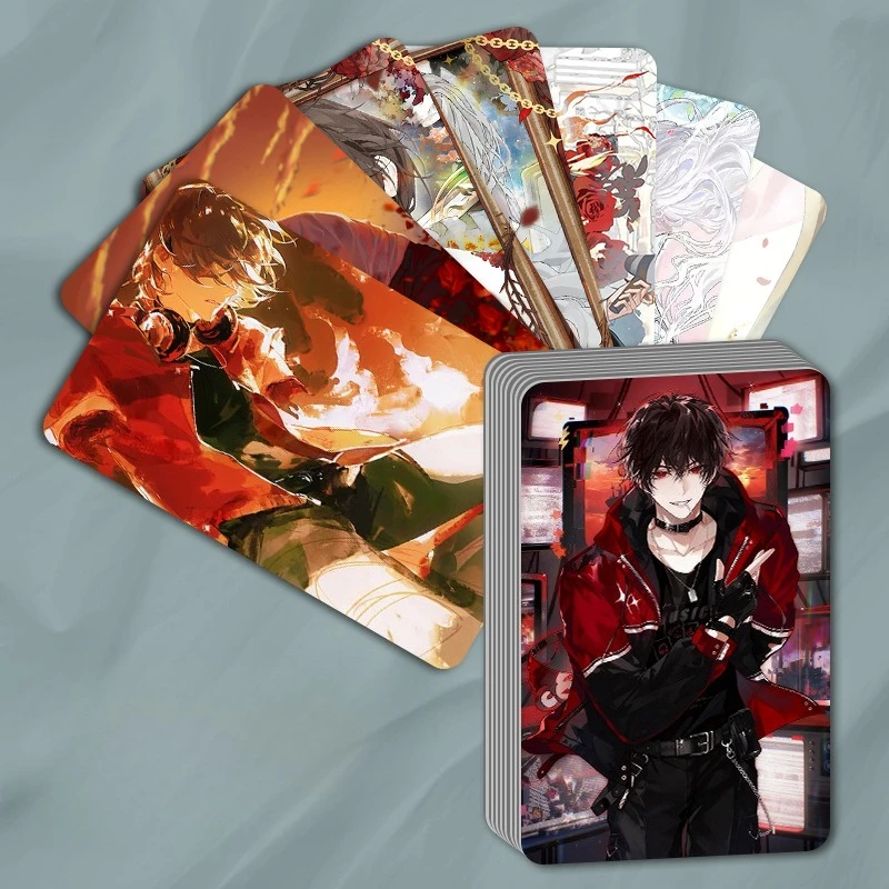 55Pcs Anime I Became A God in A Horror Game LOMO Cards Bai Liu Xie Ta Cosplay Costume Decoration Collection Postcard Fans Gifts