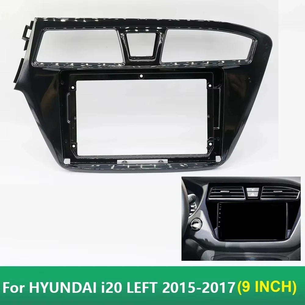 For 2014-2015 HYUNDAI I-20 (9INCH)Car Radio Fascias Android GPS MP5 Stereo Player 2 Din Head Unit Panel Dash Frame Installation