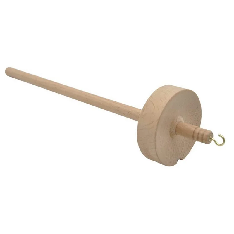 A67K-4Pcs Drop Spindle For Spinning Wool Yarn Spin Top Whorl Drop Spindle Hand Carved Wooden Tool For Beginners