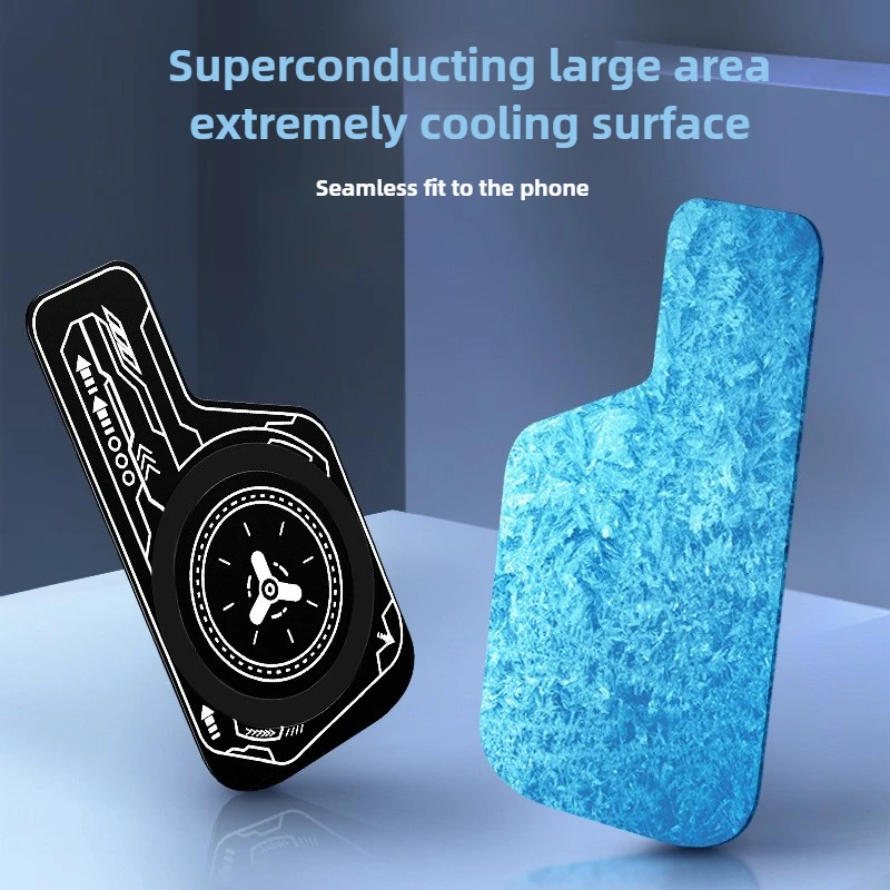 H3 Mobile Phone Gaming Accessories Rapid Cooling Plate Compatible with Magnetic/Back-clip Radiator Expend Area Radiating Sticker