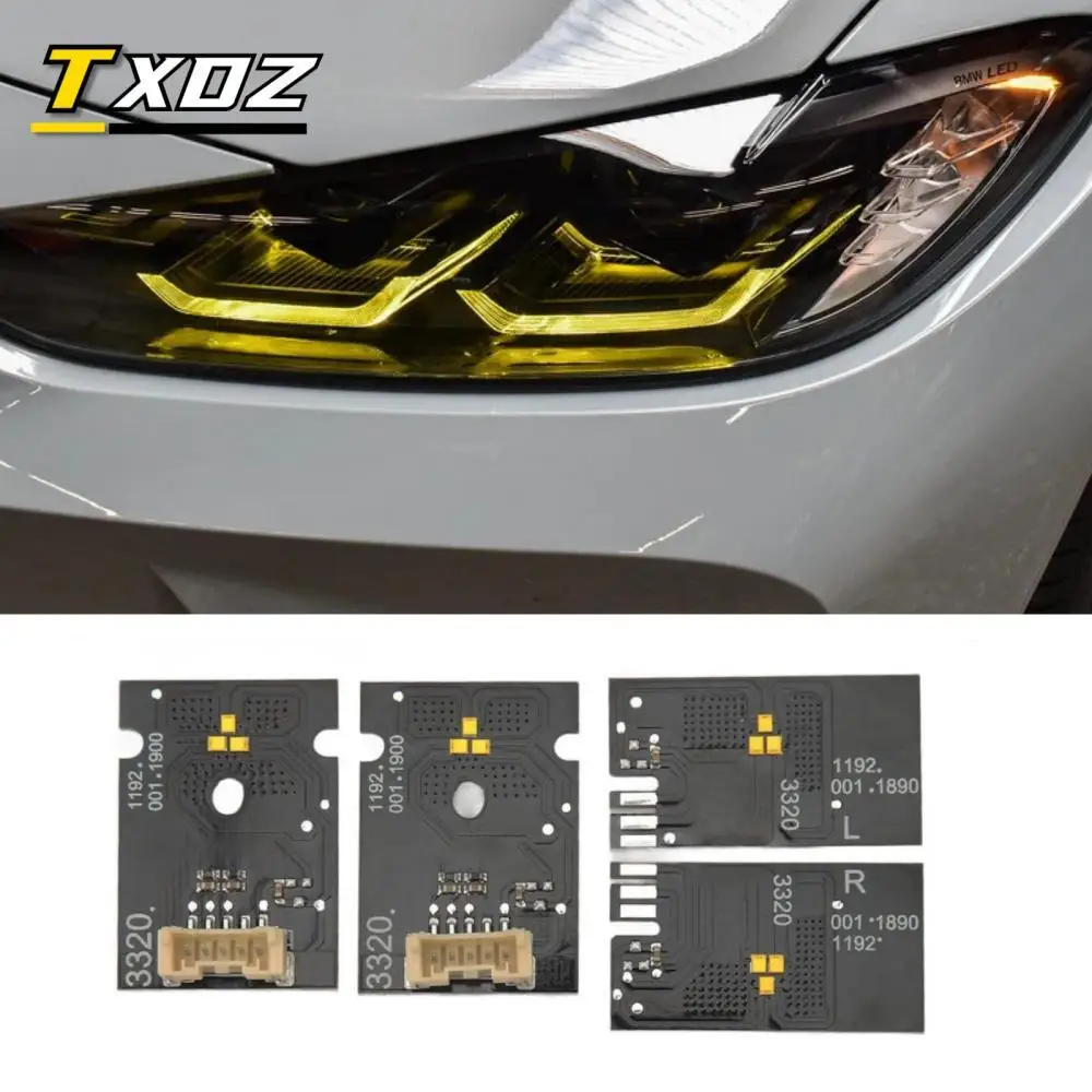 LEDレーザーヘッドライト,昼光,青と黄色,BMW 4 ',g22,g23,g26,g80,g82