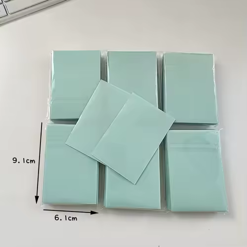 Sharkbang 50pcs/Lot Holo Card Sleeves 61x91mm 20C Macaron Color Kpop Holder For Postcards Films Game Cards Photocard Protector - Image 2