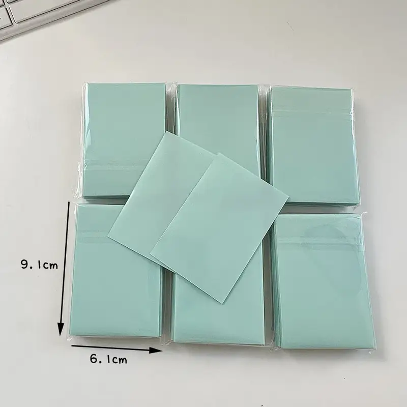 Sharkbang 50pcs/Lot Holo Card Sleeves 61x91mm 20C Macaron Color Kpop Holder For Postcards Films Game Cards Photocard Protector - Image 2