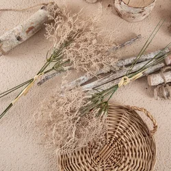 6pcs/set Artificial Wormwood Mist Accessories INS Style Artificial Flowers Home Decoration Wedding Fake Flowers