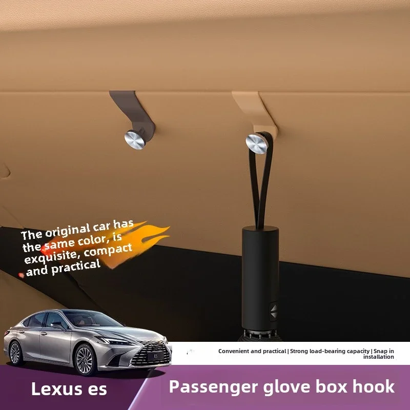 

for Lexus ES ES200 ES300H 2023 2024 2025, 2 Pcs/Set Car Glove box Hanging hooks Car Interior Storage Organizer Accessories