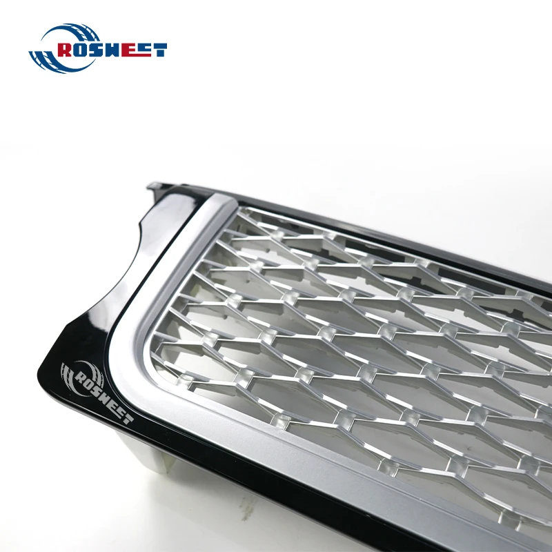 ROSWEET Front Grille For Land Rover Range Rover Sport L320 2005-2009 Racing Grills Intake Hood Cover Mesh Grid Car Accessories