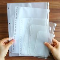 A6 A5 B5 PVC Transparent Bag Hand Book Storage Document Bag Information Bag Notepad Business Card Book Loose-leaf Bag