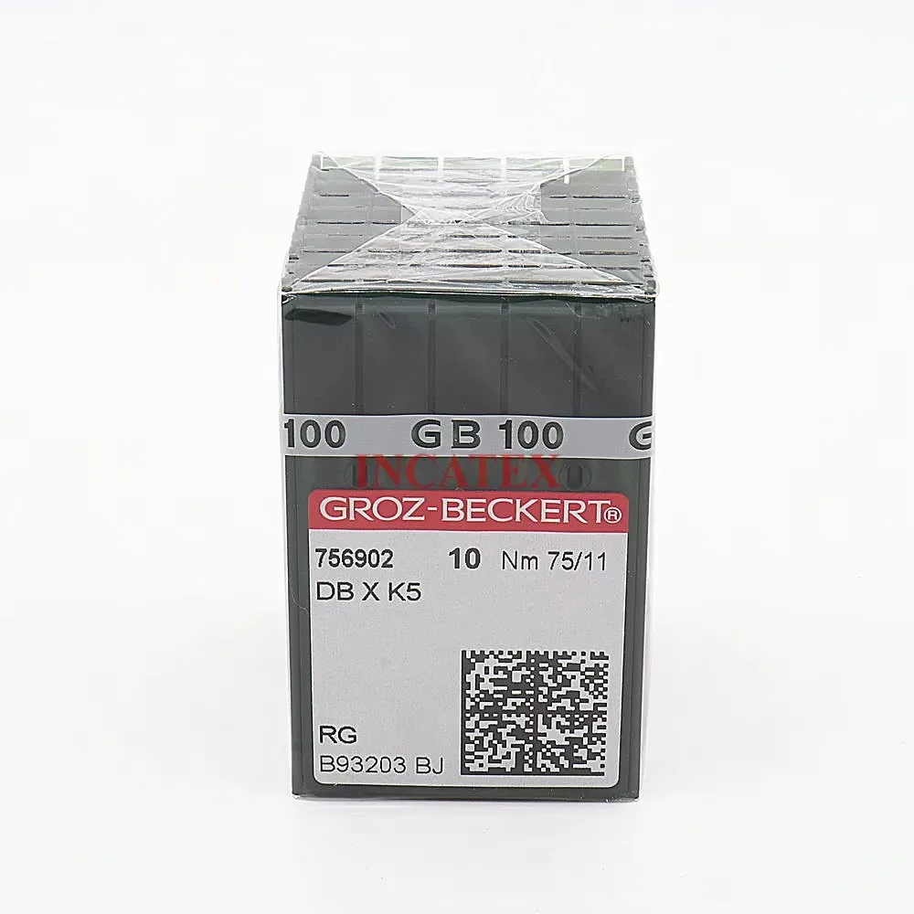 100 Stück echte Groz Beckert Sticknadel RG DBXK5 Nm 65/9 70/10 75/11 80/12 für Tajima Barudan SWF Stickmaschine – Detail 2