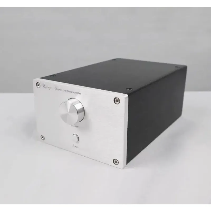 NEW All aluminum power amplifier case amp DIY chassis with knob install shell housing  Multiple depths can be selected