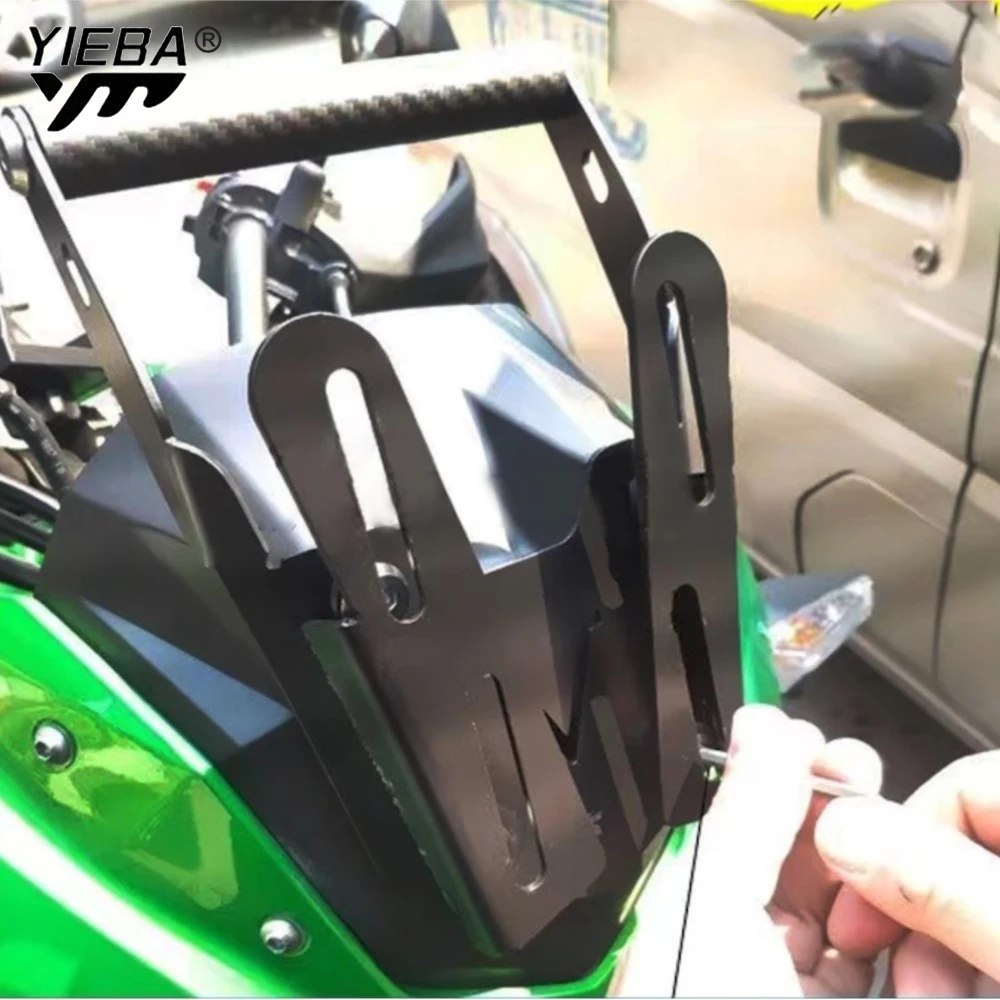 Versys-X 300 VersysX-250 ملحقات الهاتف الذكي العارضة حامل نظام تحديد المواقع والملاحة لوحة قوس لكاواساكي Versys X300 X250 X-300