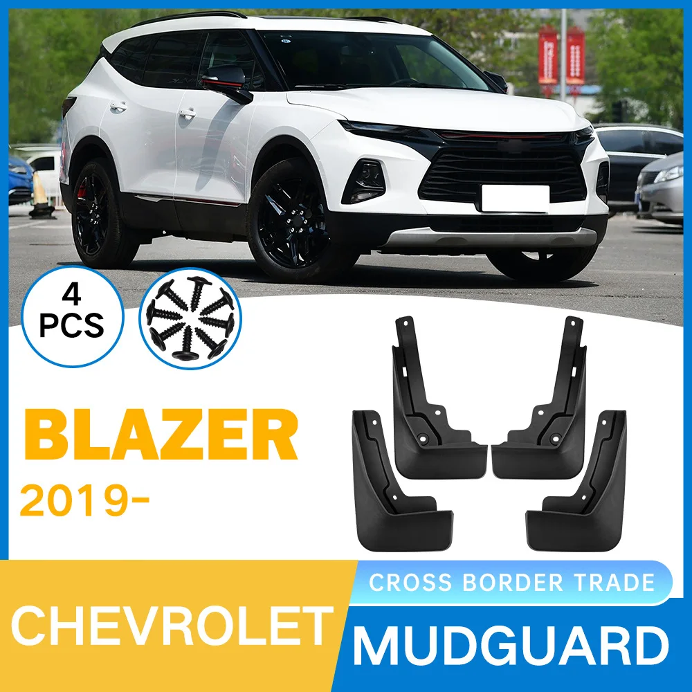 

For Chevrolet Trailblazer Blazer 2019-2024 car tire mudguard modification,Mudflaps Front Rear Flares Splash Guards Cover