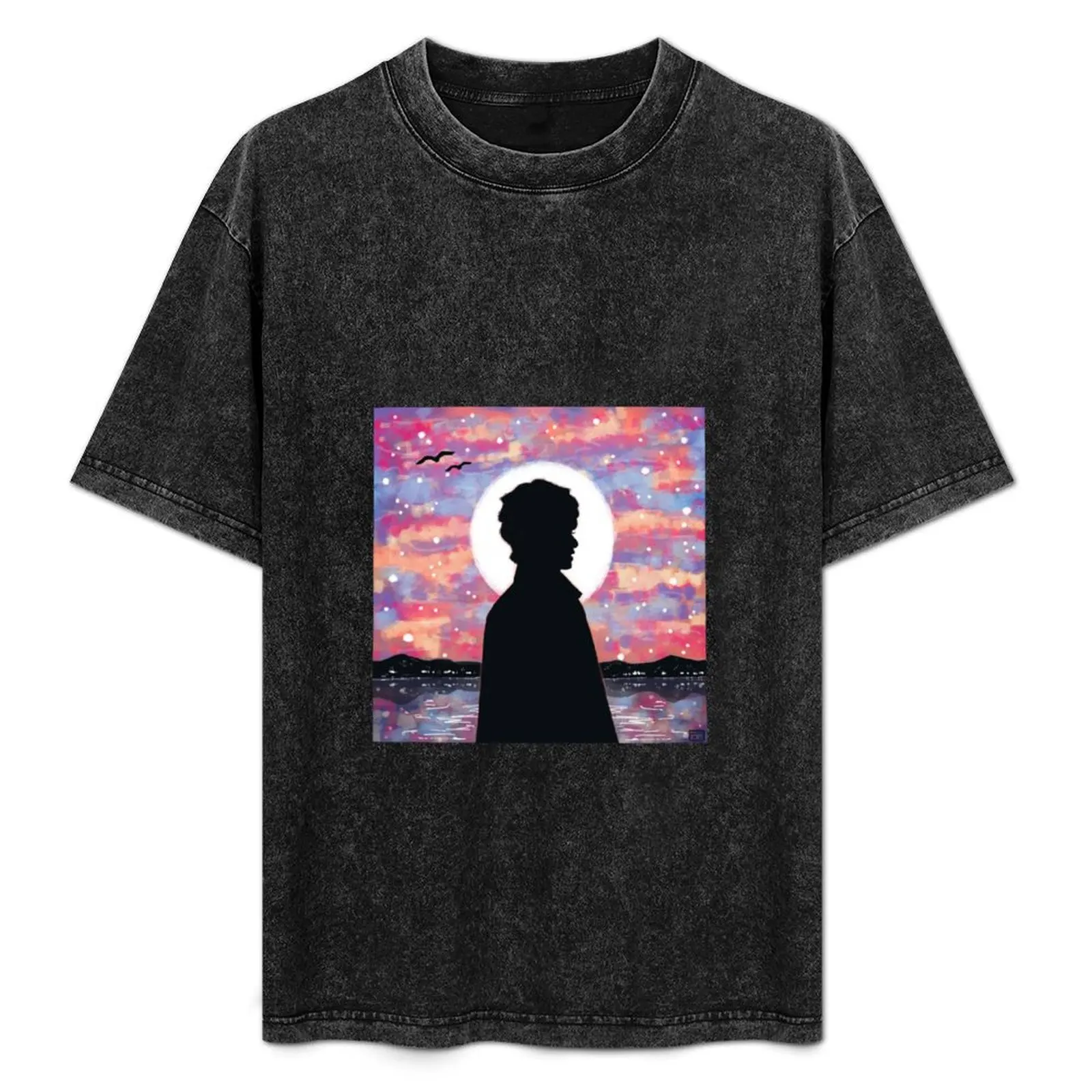 

Футболка Sweet Night V Basic Plain Tee для весны и лета