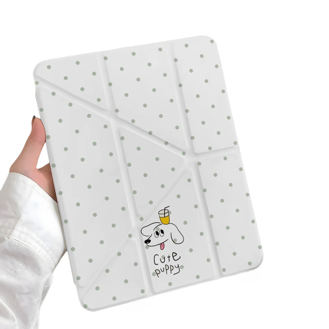 

Чехол для планшета с милым щенком и слотом для ручки для iPad Pro 2024 2022 2021 2020 2019 2018 2017 11 10 9 8 7 6 5 Air7 6 5 4 3 2 1 Cover