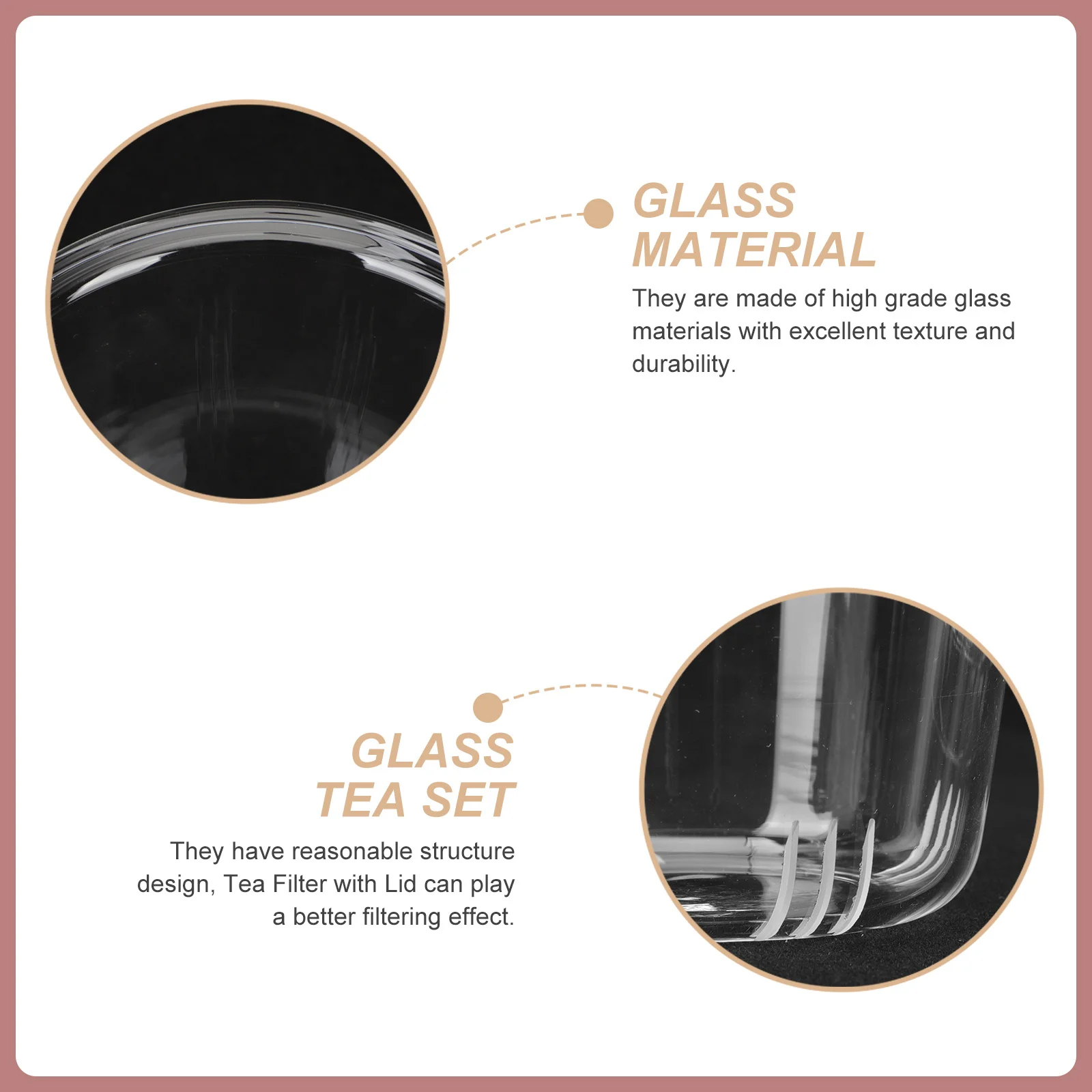 

You Can Lids for Tea Kettle Filter Strainer Teapot Replacement Adapter Glass Cover Transparent Leaf Holder