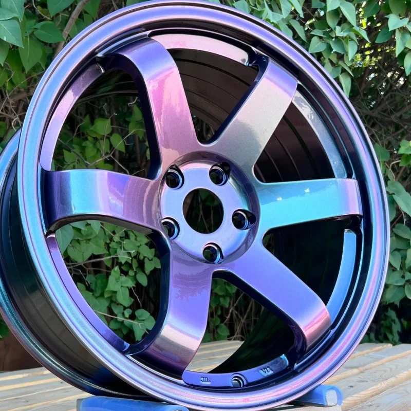 Gallop Forged Wheel Custom Chameleon Color TE37 15 Inch ET 10-35 40mm New Racing Rims