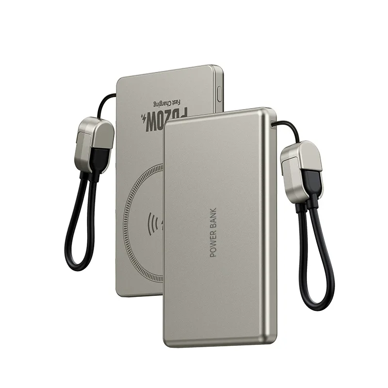 10000mAh Magnetic Portable Charger Power Bank with USB-C Cable Magsafe-Compatible Battery Pack for iPhone 16/15/14/13/12 Series