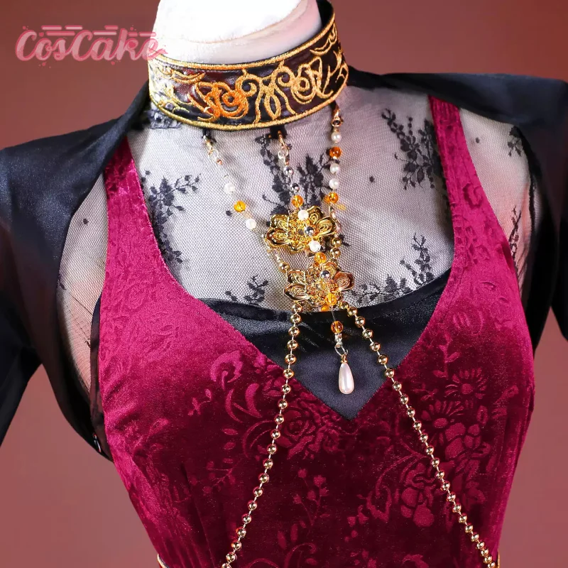 

Ада Вонг Косплей Костюм Игра Resident Evil 30-летие Женщины Сексуальный Китайский Стиль Cheongsam Пальто Носки Хэллоуин Новое Платье