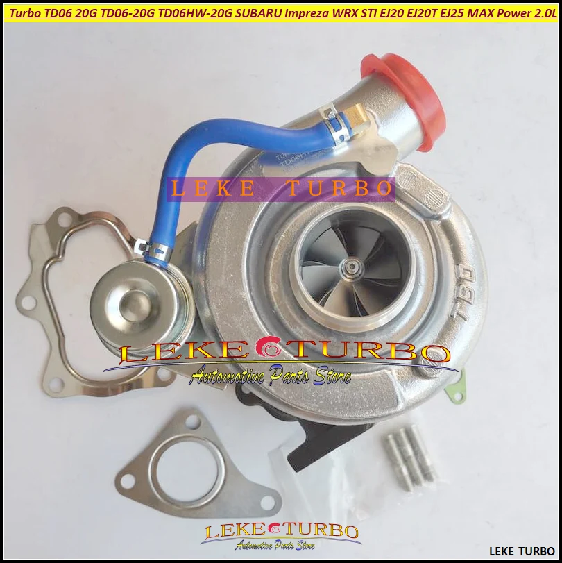 Free Ship Turbo TD06 20G TD06-20G TD06-20GHW TD06HW-20G Turbocharger For SUBARU Impreza WRX 2002-07 2.0L EJ20 EJ25 MAX 450HP