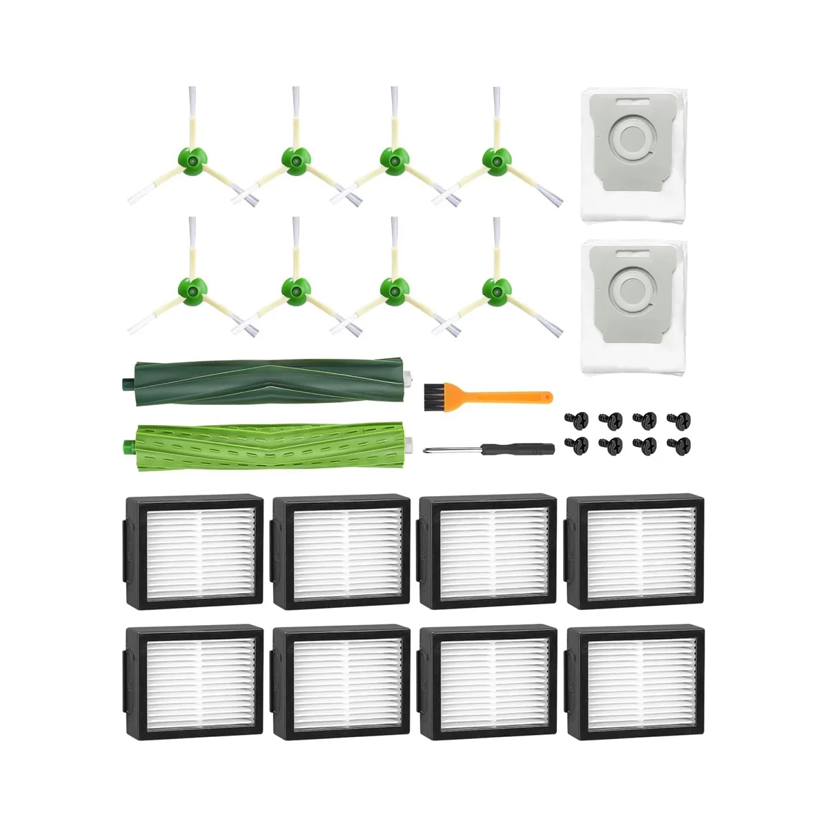 

A06P-Brush Replacement Parts for iRobot Roomba I7 I7+ I3 I3+ I4 I4+ I6 I6+ J7 J7+ E5 E6 E7 Suction Station