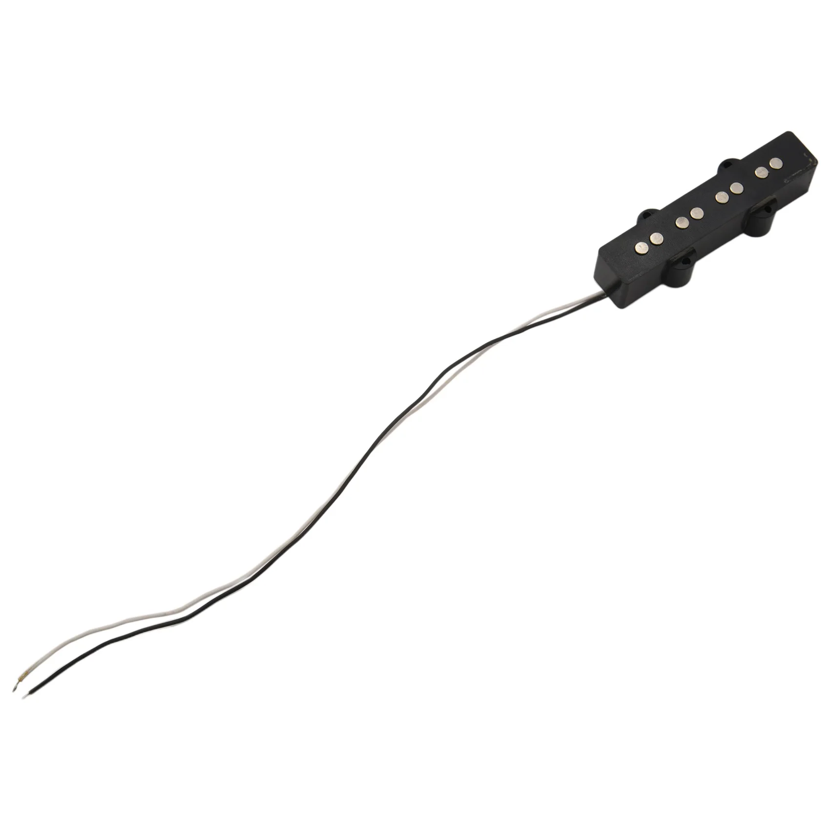 Pro Electric Bass Open Type Noiseless Bridge Pickup For 4 String Jazz Bass Jb Style,Black 92x18.3Mm