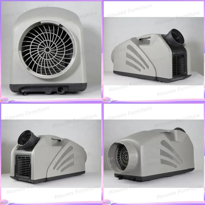 Mini Portable Air Conditioner 12V 24V DC 250W R134A Compressor Small AC Unit for Car Truck RV Camping Vehicle Cooling System