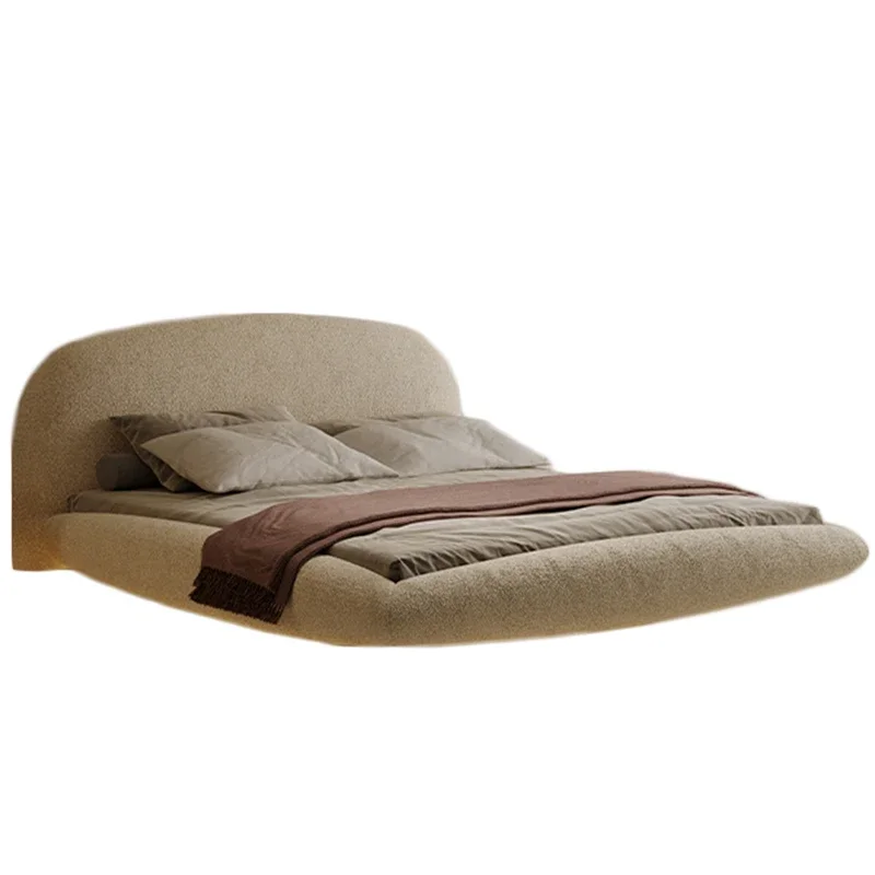 White 200 × 180 cm set velvet modern girl adult double bed