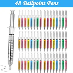 48Pcs Syringe Pens Novelty Multi Colors Medical Ballpoint Pens Gifts for Nurses Nursing Student wholesalers