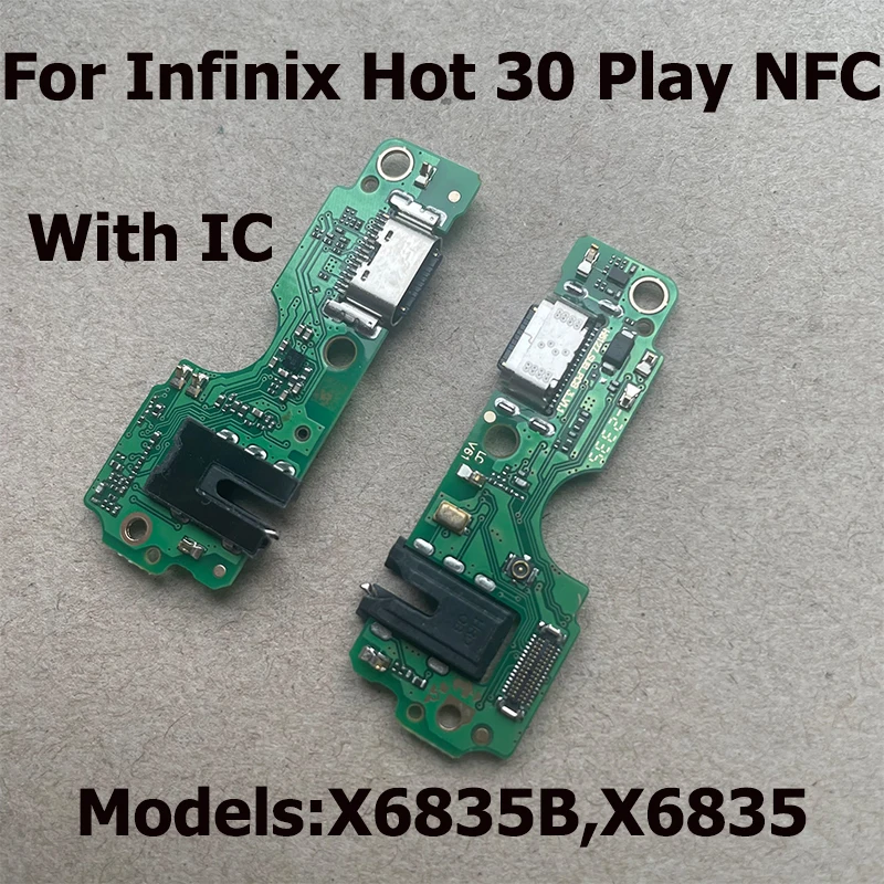 New For Infinix Hot 30 30i Play NFC 5G USB Charging Dock Board Connector Fast Charger Port Plug Flex Cable