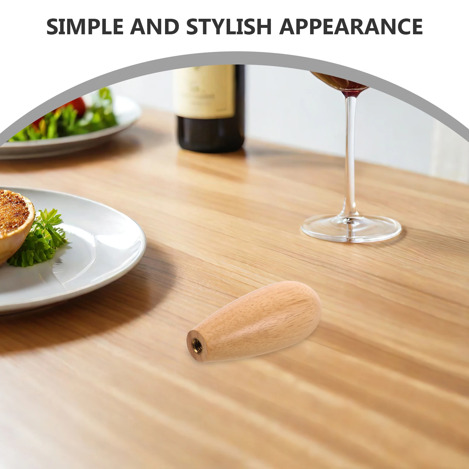 

Wooden Beer Tap Handle - Classic Barrel Faucet Lever Replacement for Kegerator Bar Home Use - Heavy Duty Draft Faucet Knob