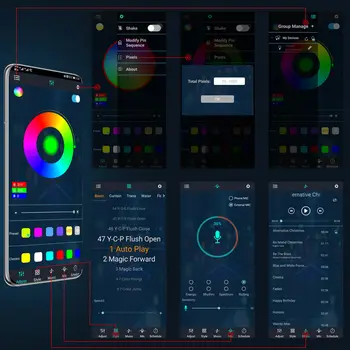 SEAMETAL 汽車柔性底盤氛圍燈條 LED 底盤遙控 APP 控制 RGB 霓虹燈氣氛燈,適用於汽車裝飾 10 最佳銷售 汽車底盤燈 - №6