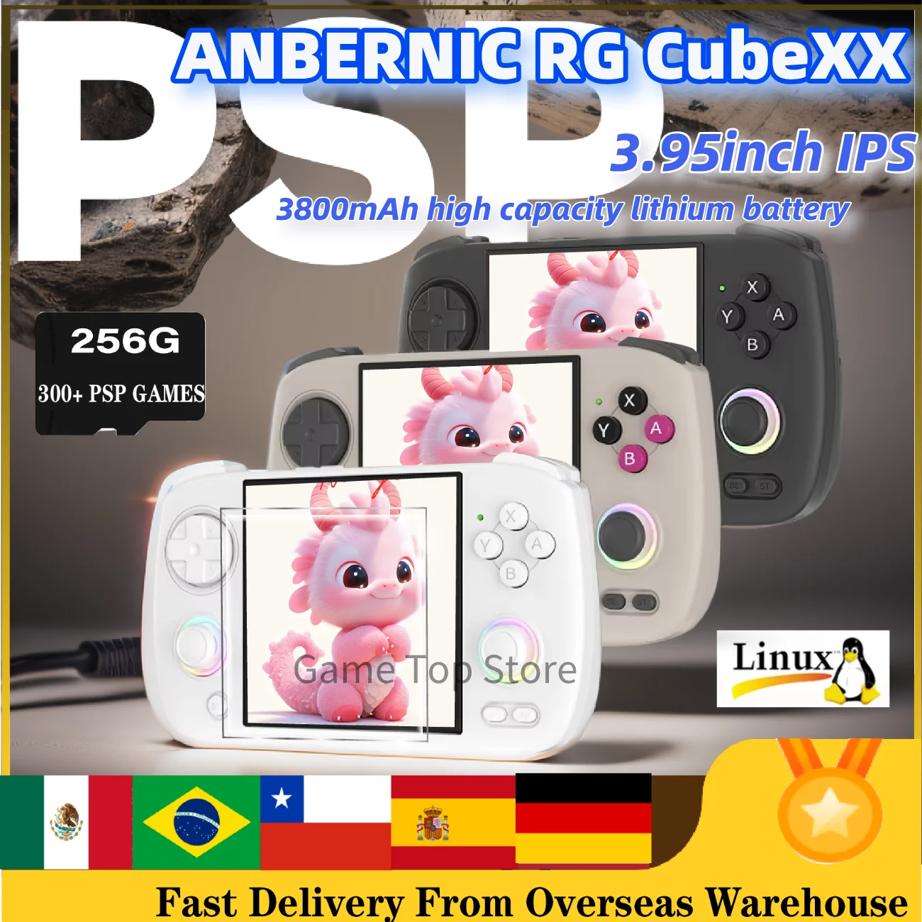 ANBERNIC RG CubeXX Handheld Game Console 3.95