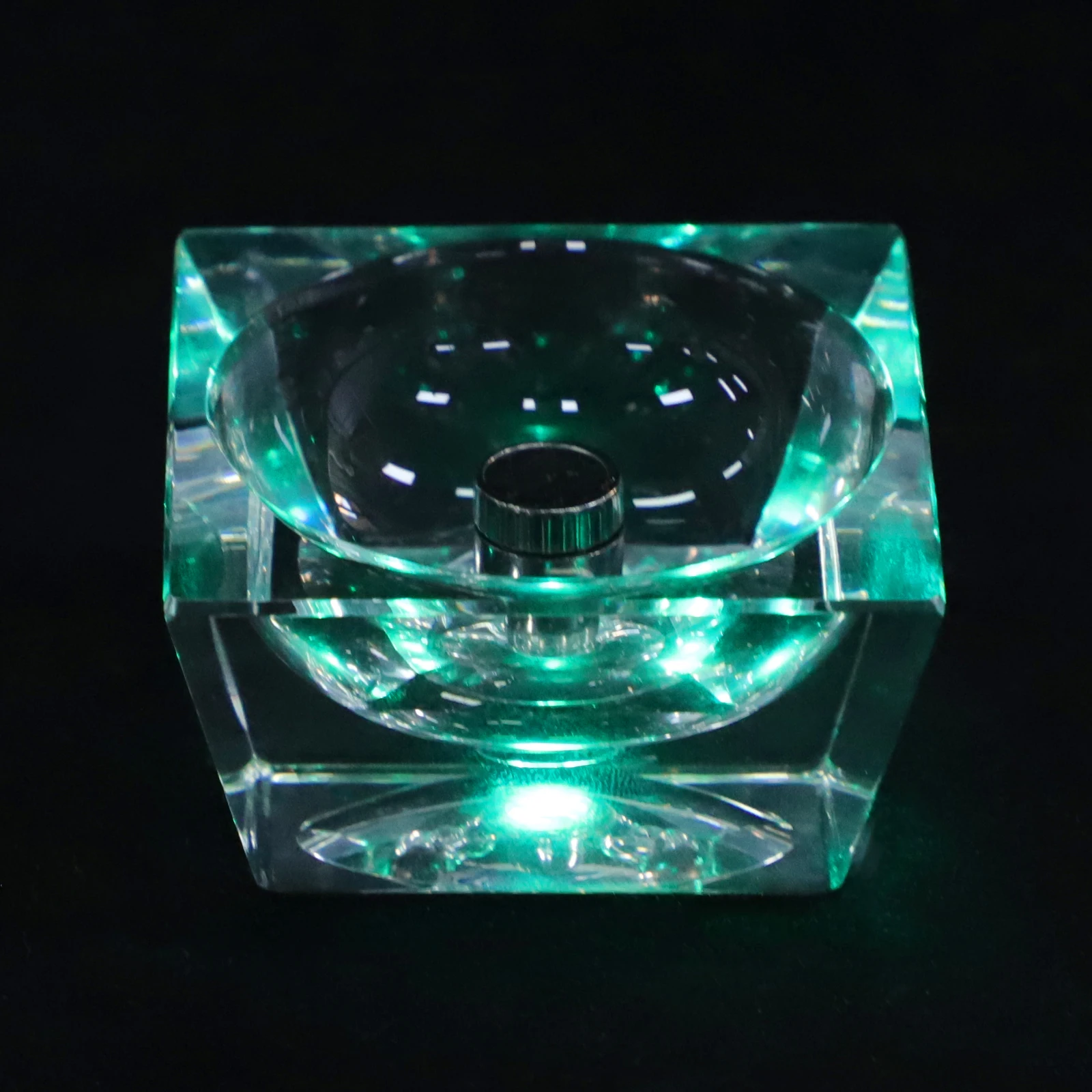 

Crystal Ball Holder Glass LED Lighted Display Stand Decorative Base for Crystal Sphere Home Decor Glass Ball Base