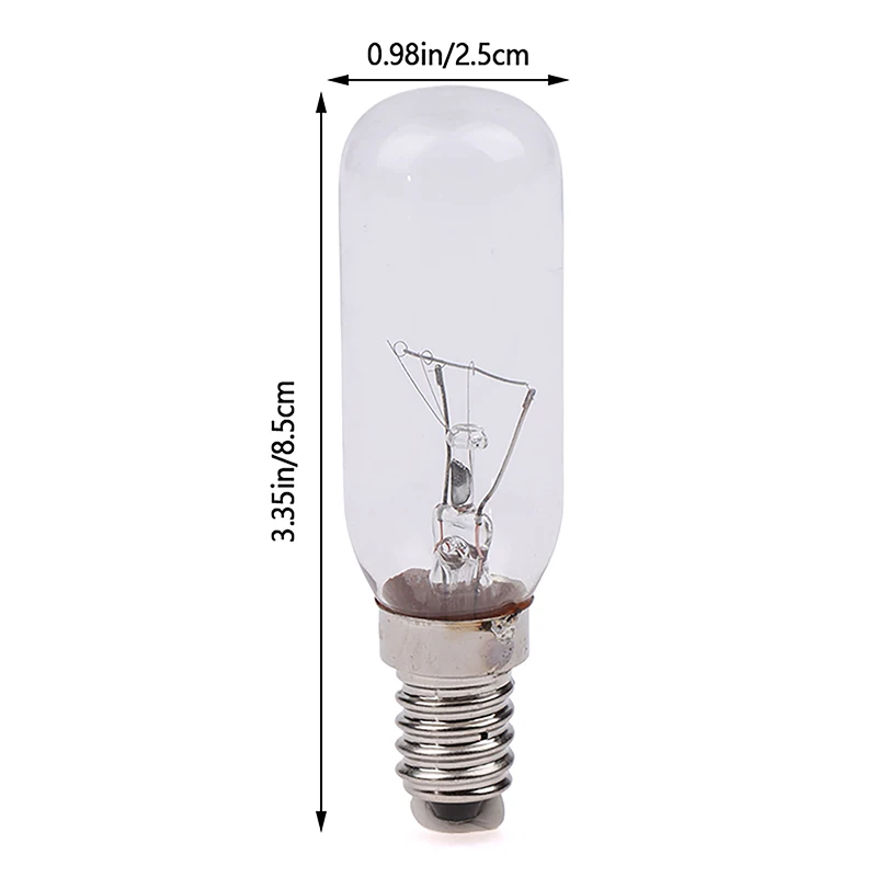 1Pc Range Hood Light Bulb E14 LED Light T25 220V 40W Cooker Hood Filament Lamp Extractor Fan Bulb Lighting Indicator Bulb
