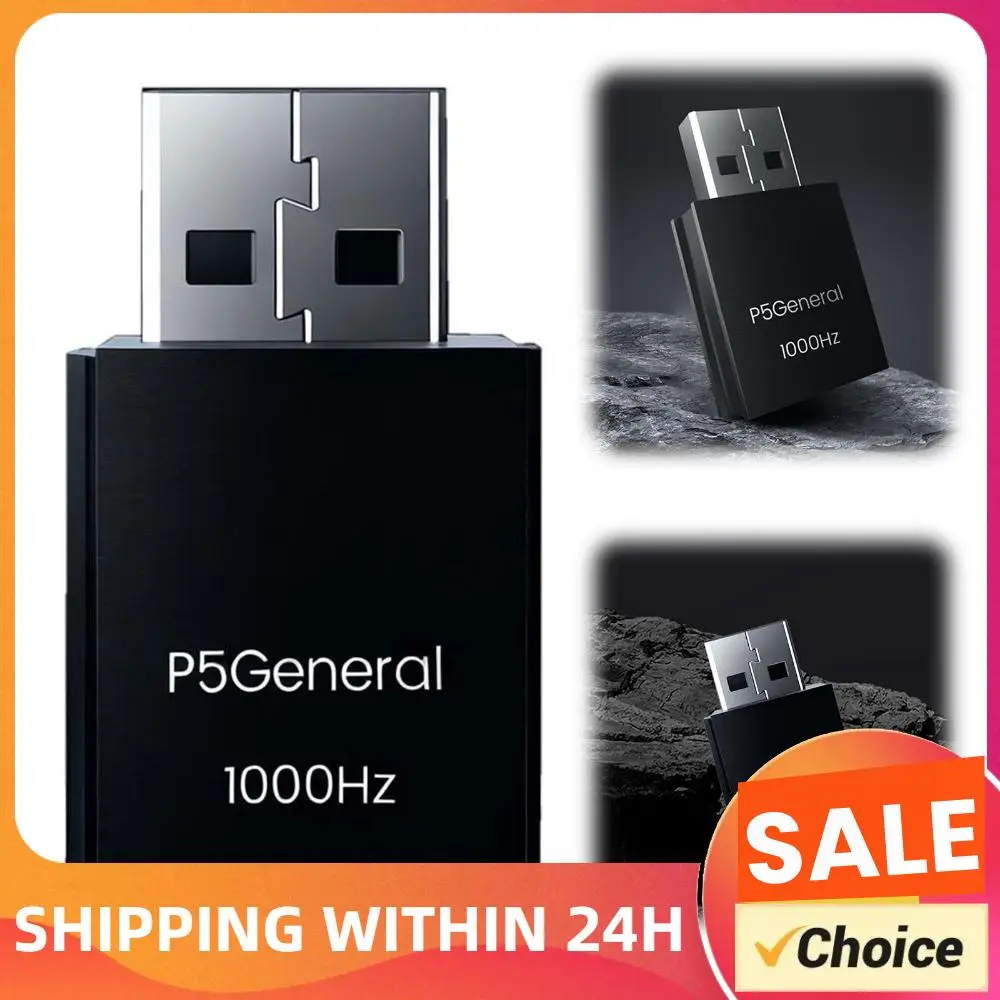 

P5General Game Converter USB Adapter with True 1000Hz Bidirectional Plug-and-Play Controller Converter Fit for Raspberry Pi