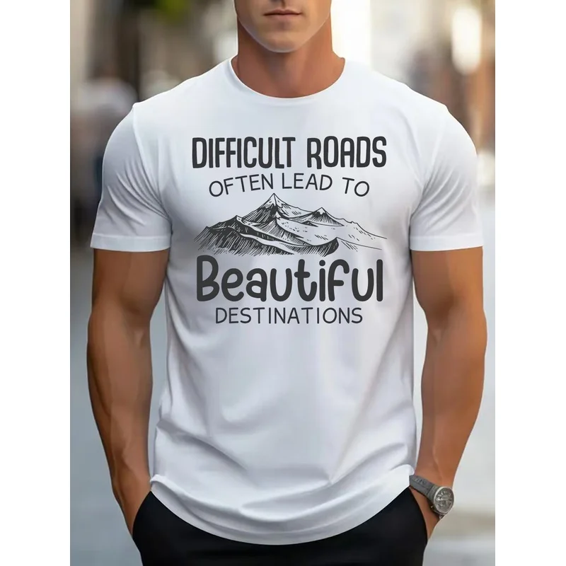 Men'S T-Shirt, New Men'S Summer Short-Sleeve 
